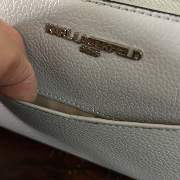 Karl Lagerfeld Leather Zip Around Wallet - Picture 3 of 8